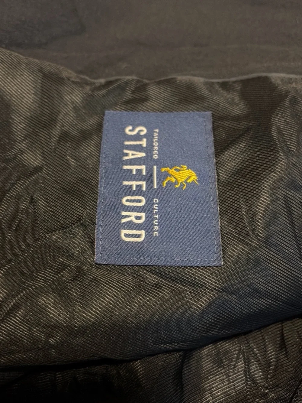 Stafford Black Men's Sport Coat Blazer